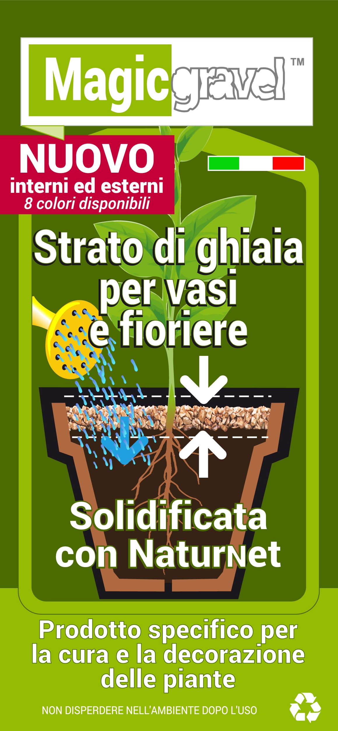 Piante belle e sane grazie alla ghiaia Magicgravel