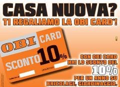 Hai cambiato casa? Obi ti premia