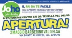 Joho apre a Barberino Val D'Elsa