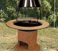 Allegria e salute intorno a un barbecue