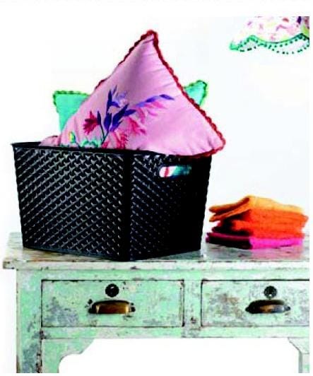 Stile rattan per la cesta