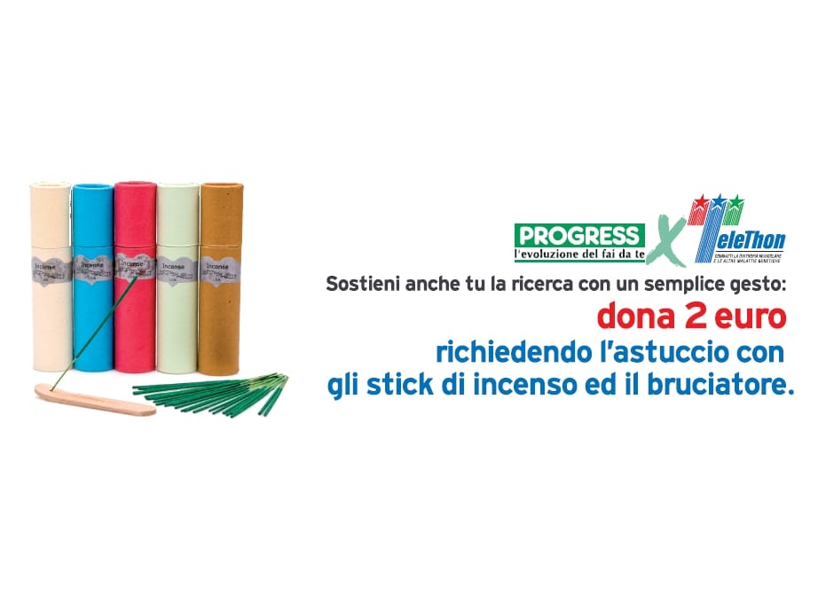 Progress al fianco di Telethon