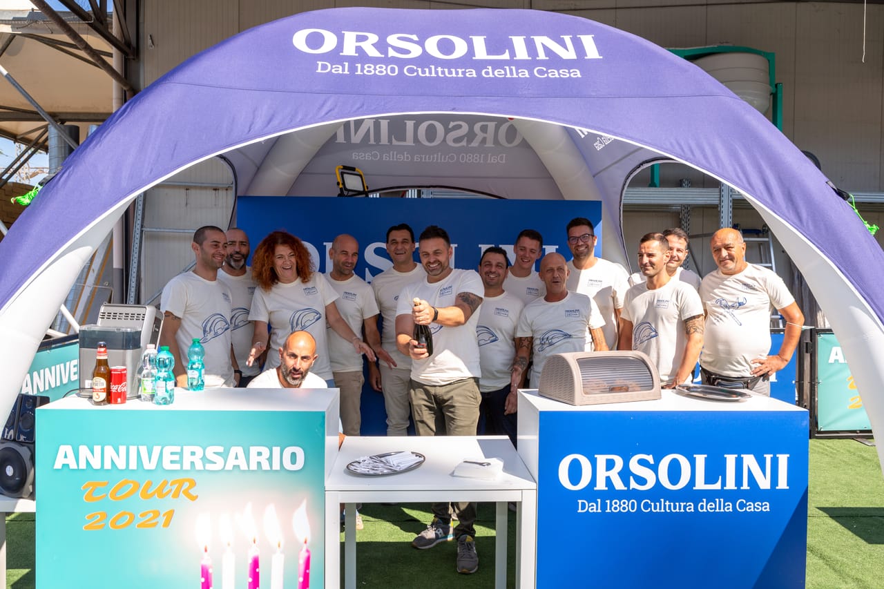 Orsolini: un tour per festeggiare i 141 anni dell'azienda