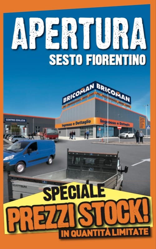 Bricoman apre a Sesto Fiorentino il suo 15° negozio