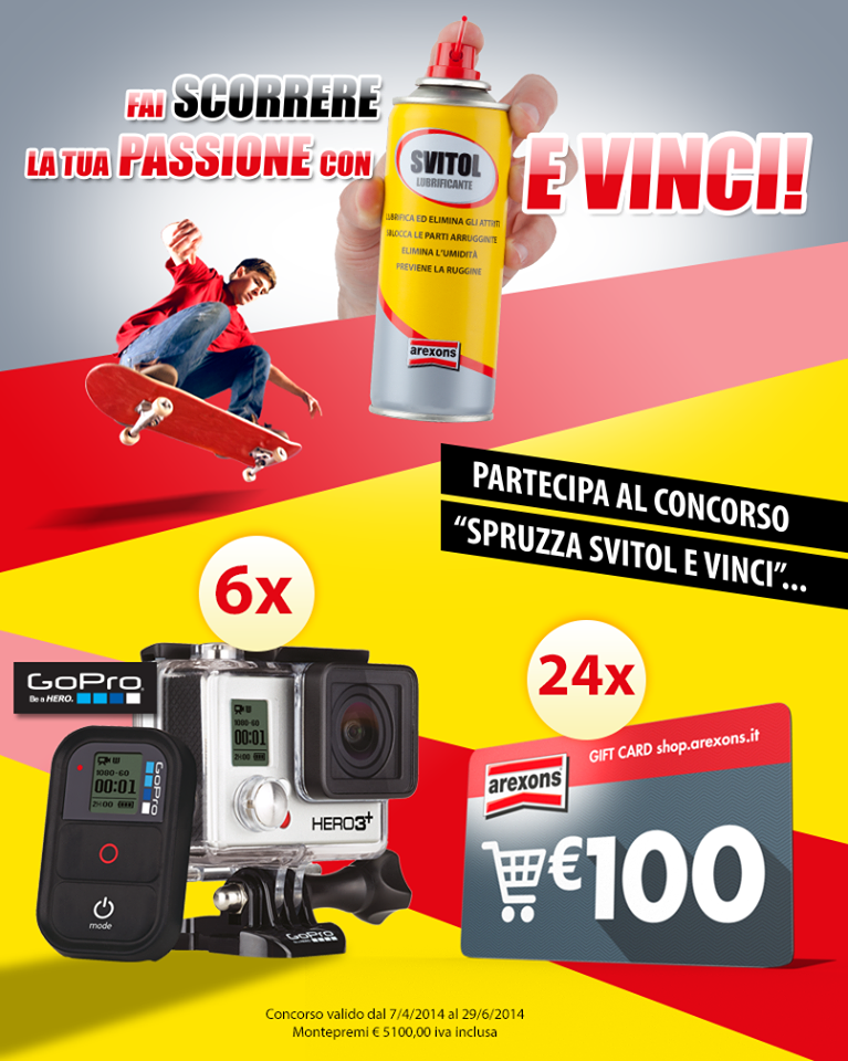 Spruzza Svitol e Vinci!