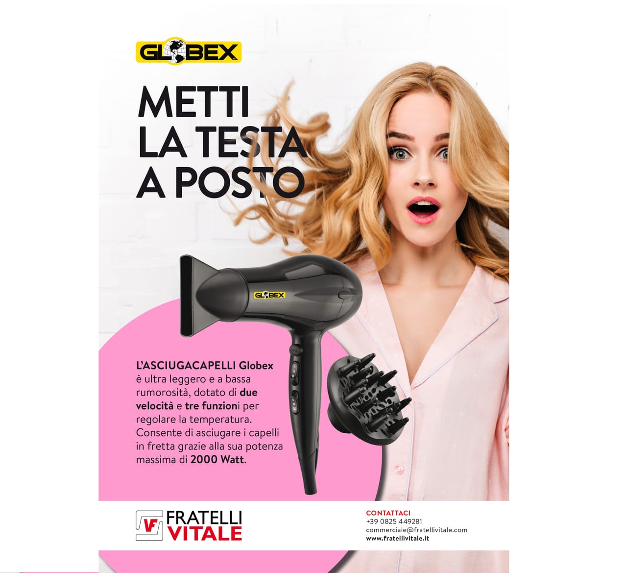 Asciugacapelli Globex