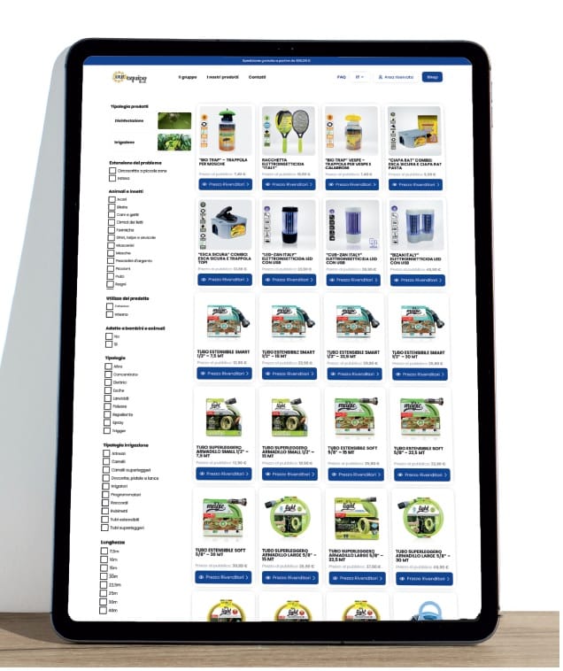 Euroequipe: nuovo e-shop B2B per i negozi specializzati