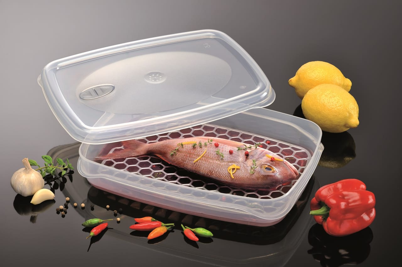 schiscetta per alimenti con griglia