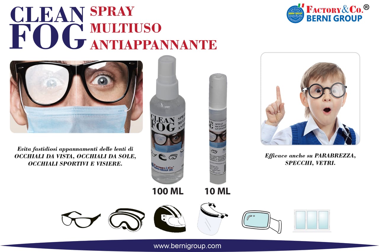 Spray multiuso antiappannante