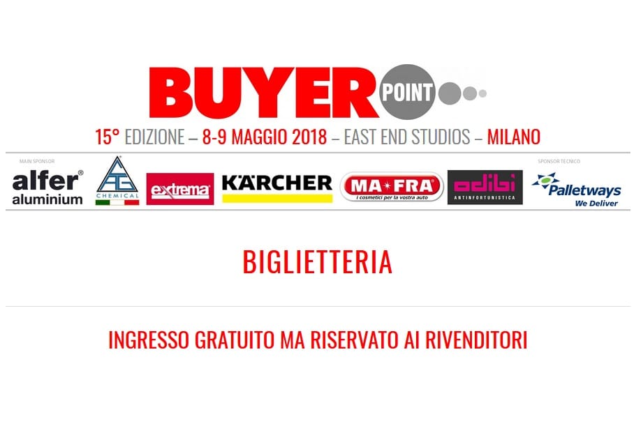 Scarica il biglietto di ingresso per Buyer Point! (Milano, 9 maggio)