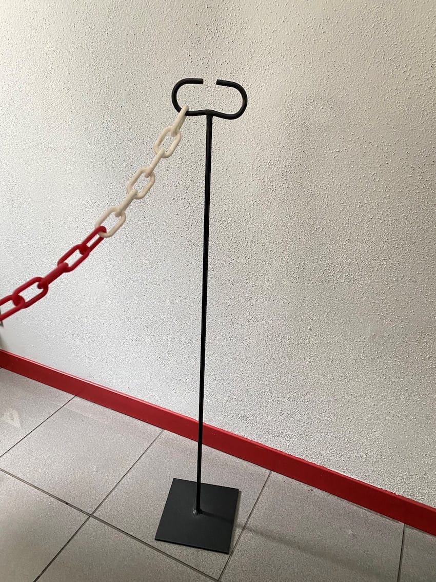 Il Porta catena – Delimitatore per la sicurezza