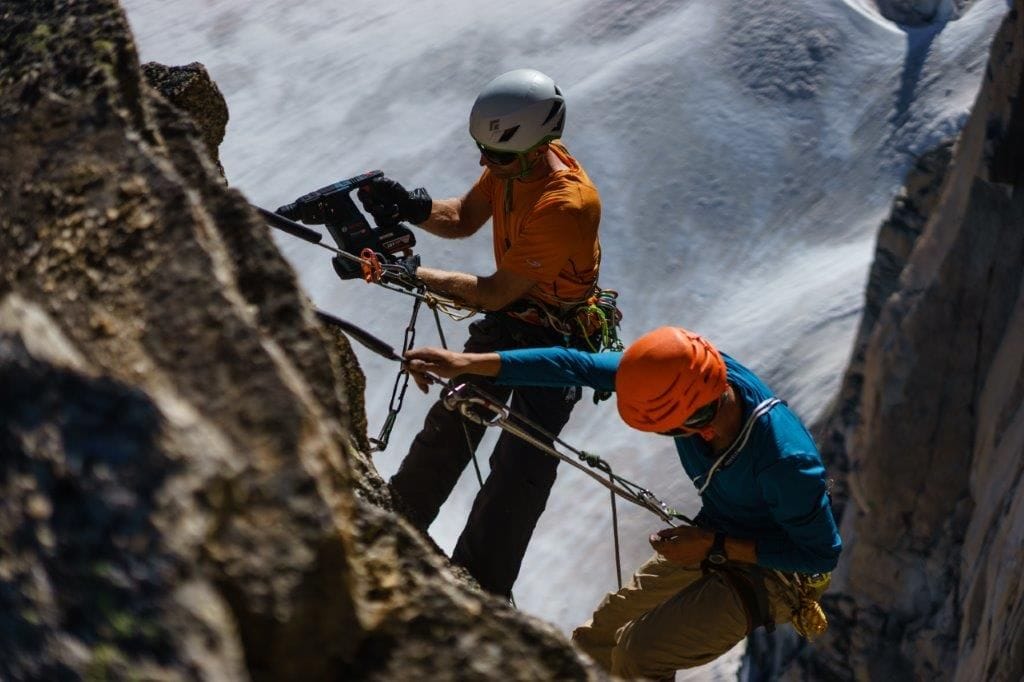 Nuovo martello perforatore Bosch protagonista per la highline sul Massiccio del Monte Bianco