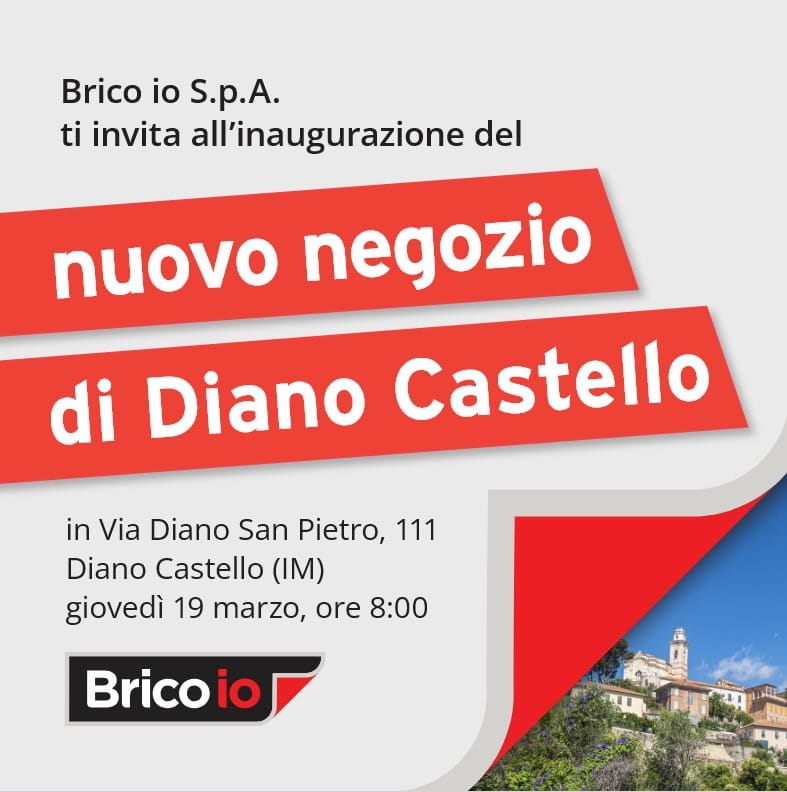 Brico io apre il 19 marzo a Diano Castello (e intanto il Temporary Store di Milano presenta Loctite Super Attak)