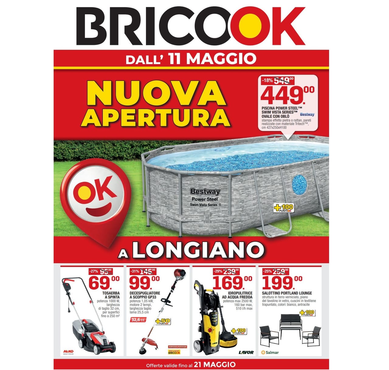 Brico Ok ha aperto a Longiano (FC)