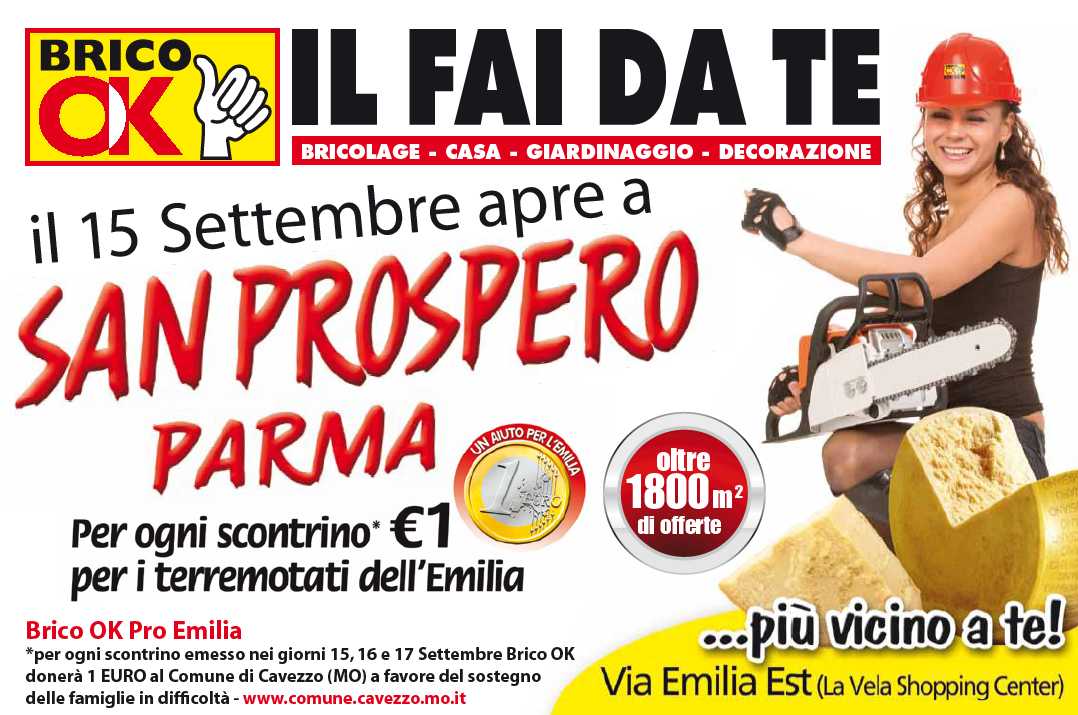 Disponibili le foto del nuovo Brico Ok di Parma