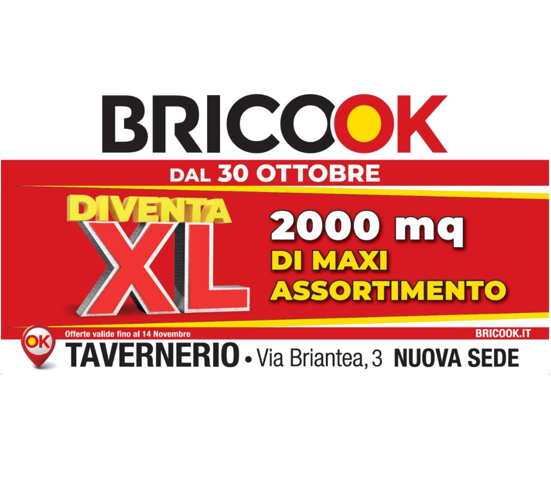 Brico OK di Tavernerio (CO) diventa XL