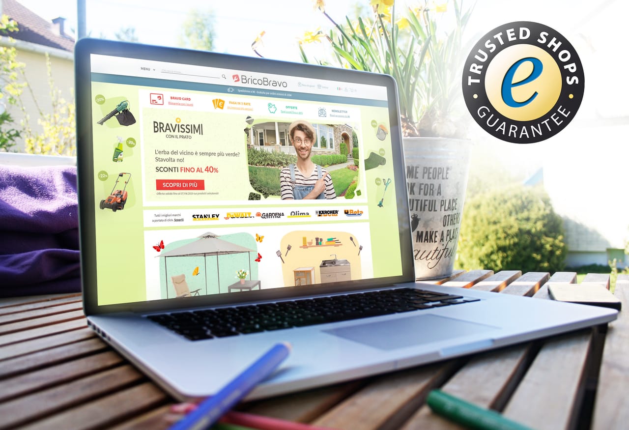 BricoBravo ottiene il sigillo di qualità da Trusted Shops