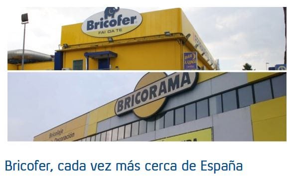 Bricofer compra Bricorama in Spagna: il 20 marzo l'ufficialità?