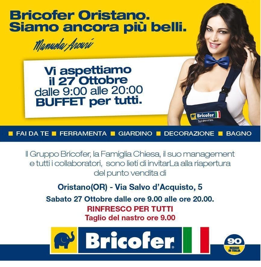 Bricofer ha riaperto il negozio di Oristano