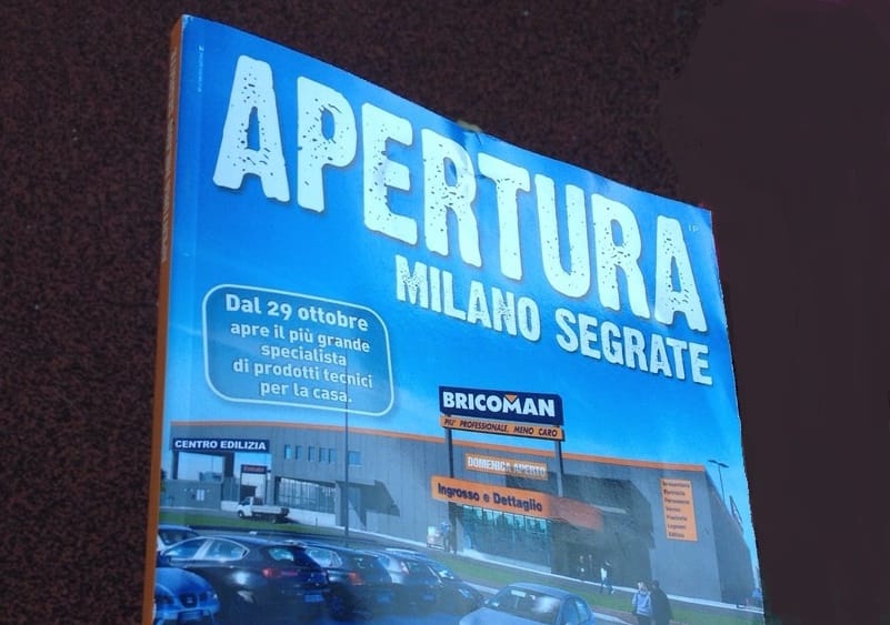Aperto Bricoman di Segrate (MI)
