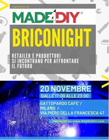 MADE4DIY presenta Briconight!