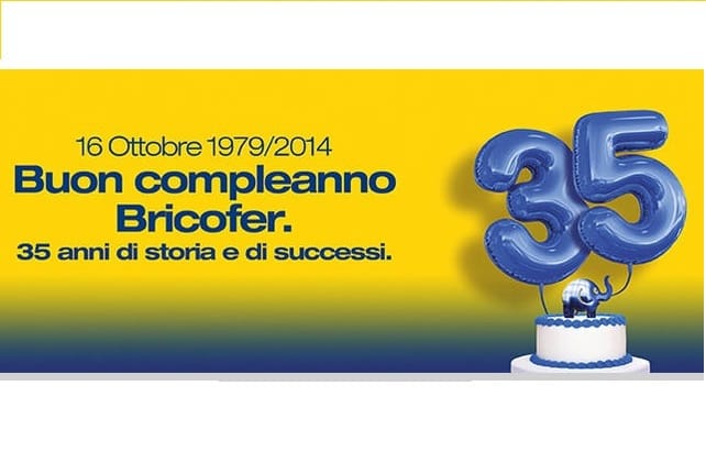Buon compleanno Bricofer!