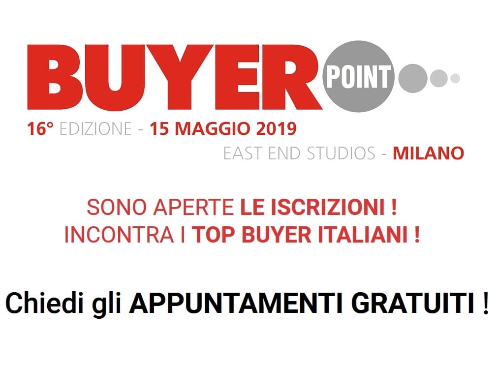 Buyer Point: aperte le iscrizioni!