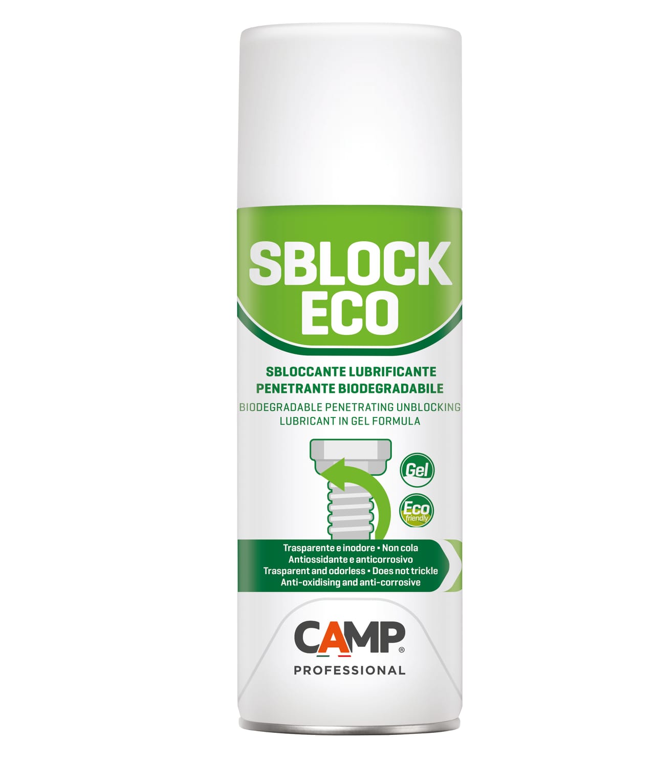 Lubrificante sbloccante biodegradabile in gel