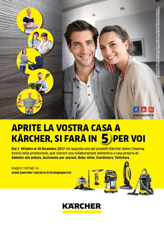 Kaercher: "In 5 per voi"