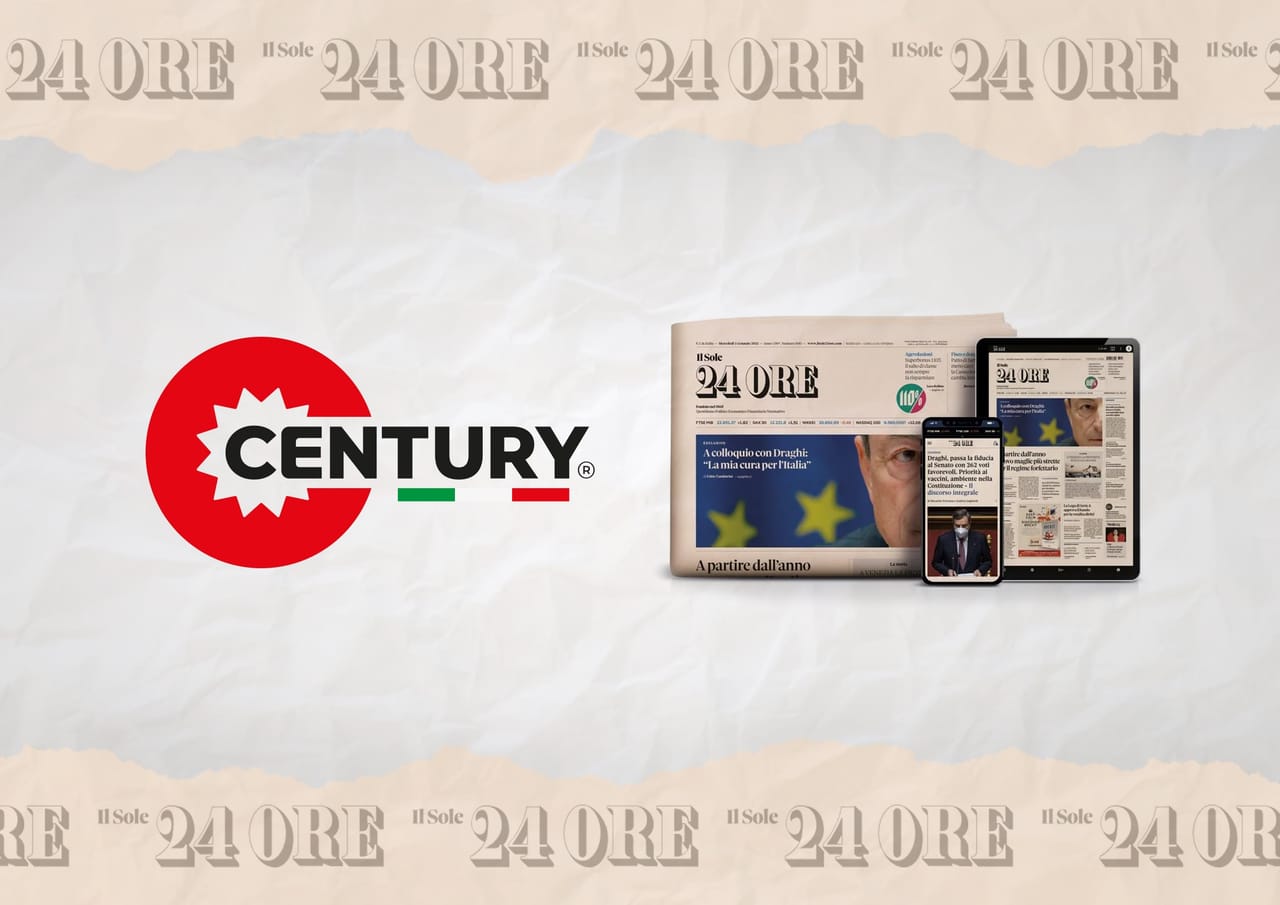 Century Italia tra le Realtà Eccellenti selezionate da Il Sole 24 Ore