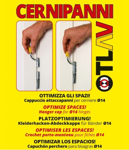La cerniera diventa attaccapanni