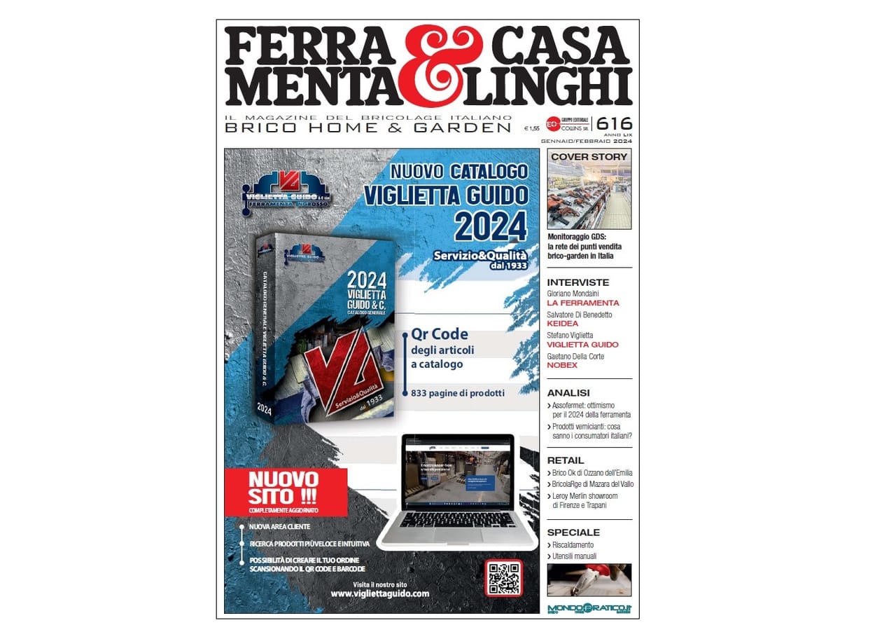 E' online il primo numero del 2024 di Ferramenta&Casalinghi