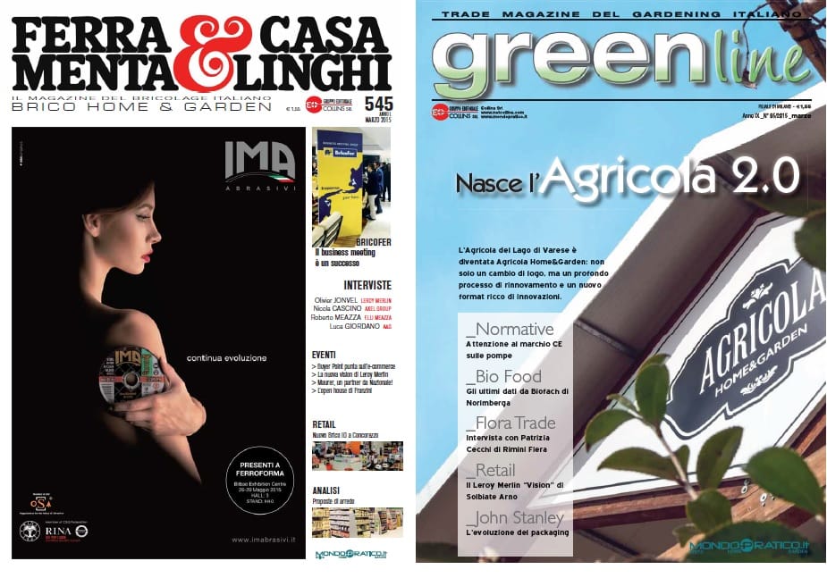 Scarica gratuitamente GreenLine e Ferramenta&Casalinghi di marzo!