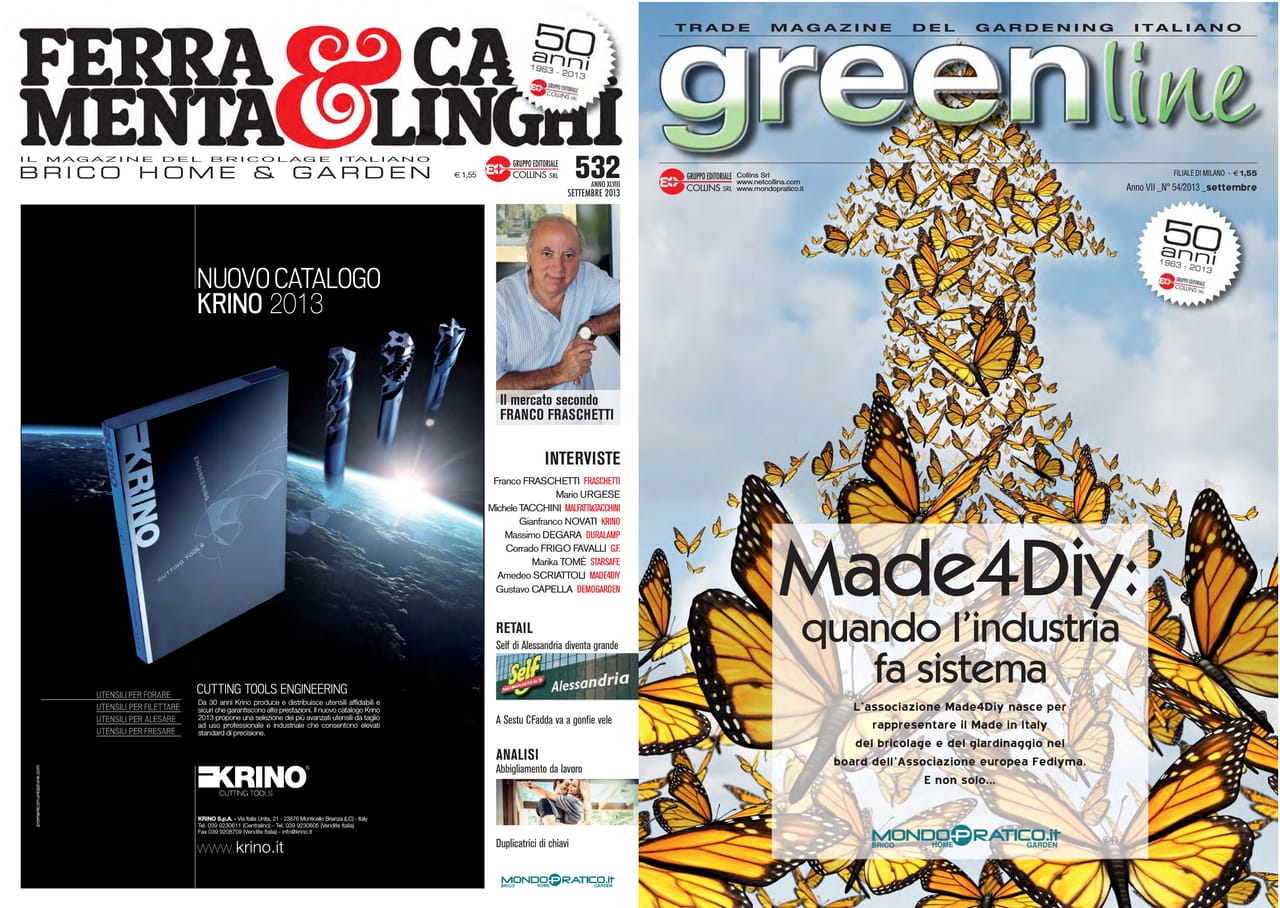 Sono disponibili i numeri di settembre di Ferramenta&Casalinghi e Greenline!