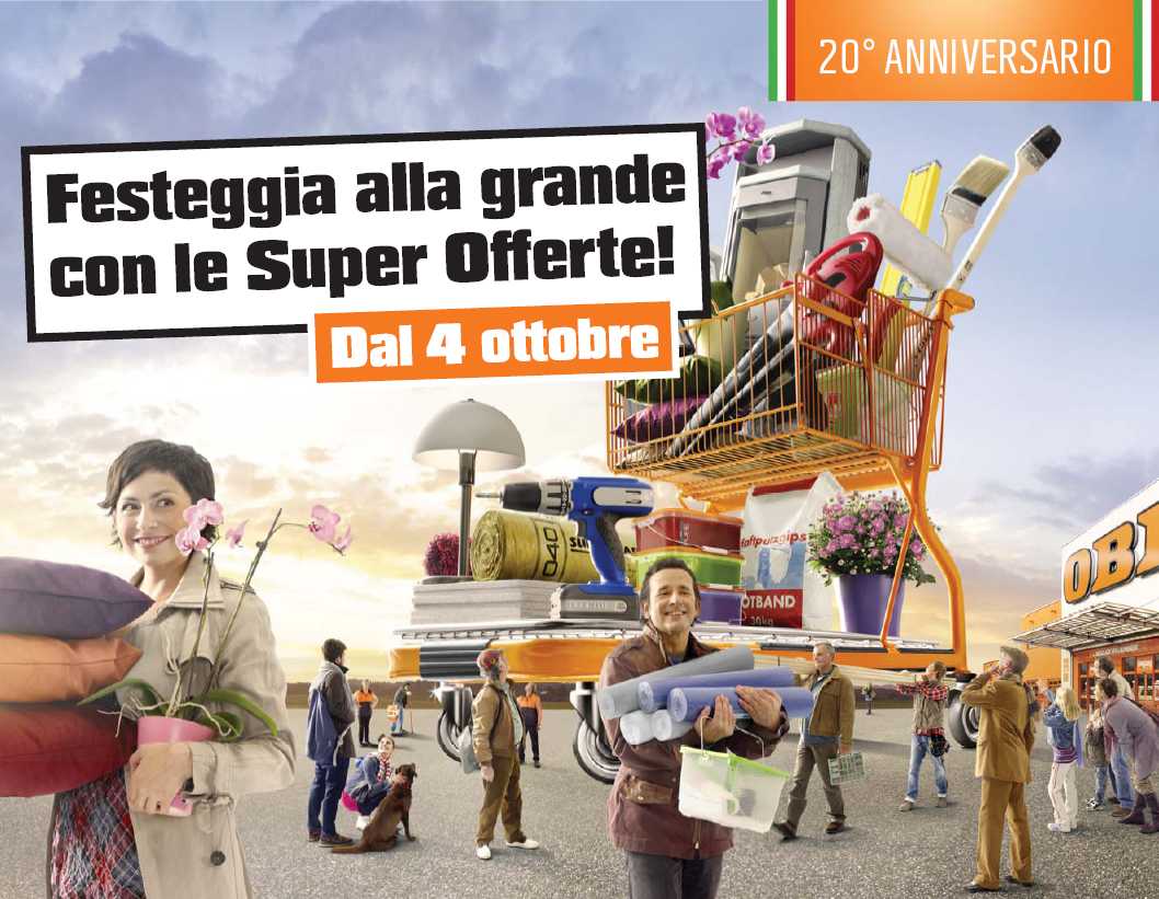 Grandi sconti per il ventennale di Obi Italia