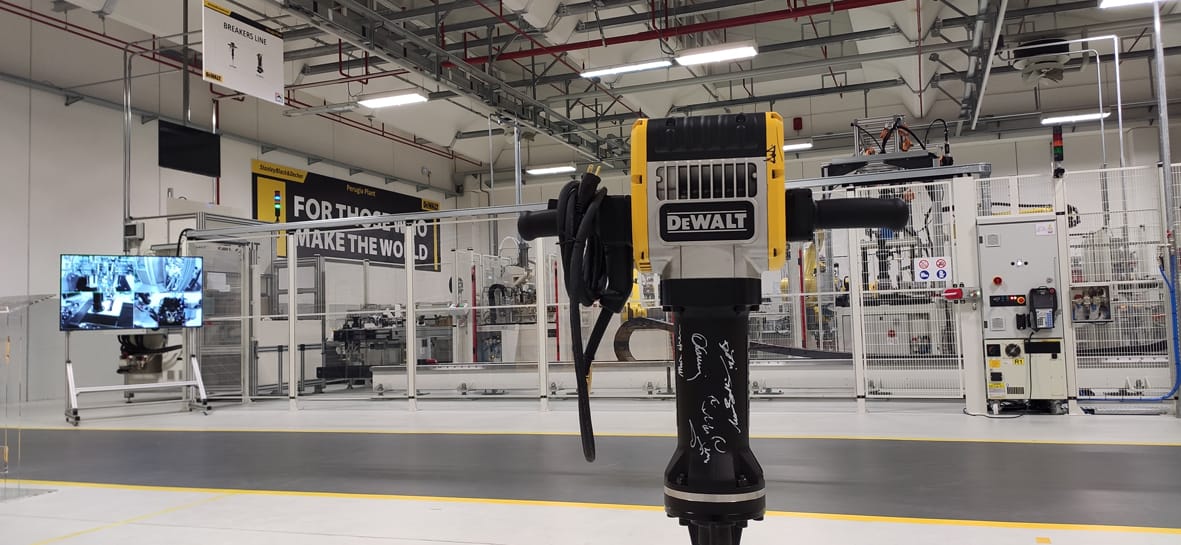 Stanley Black &amp; Decker continua a investire in Italia: nuova linea produttiva per DEWALT Industrial Tools