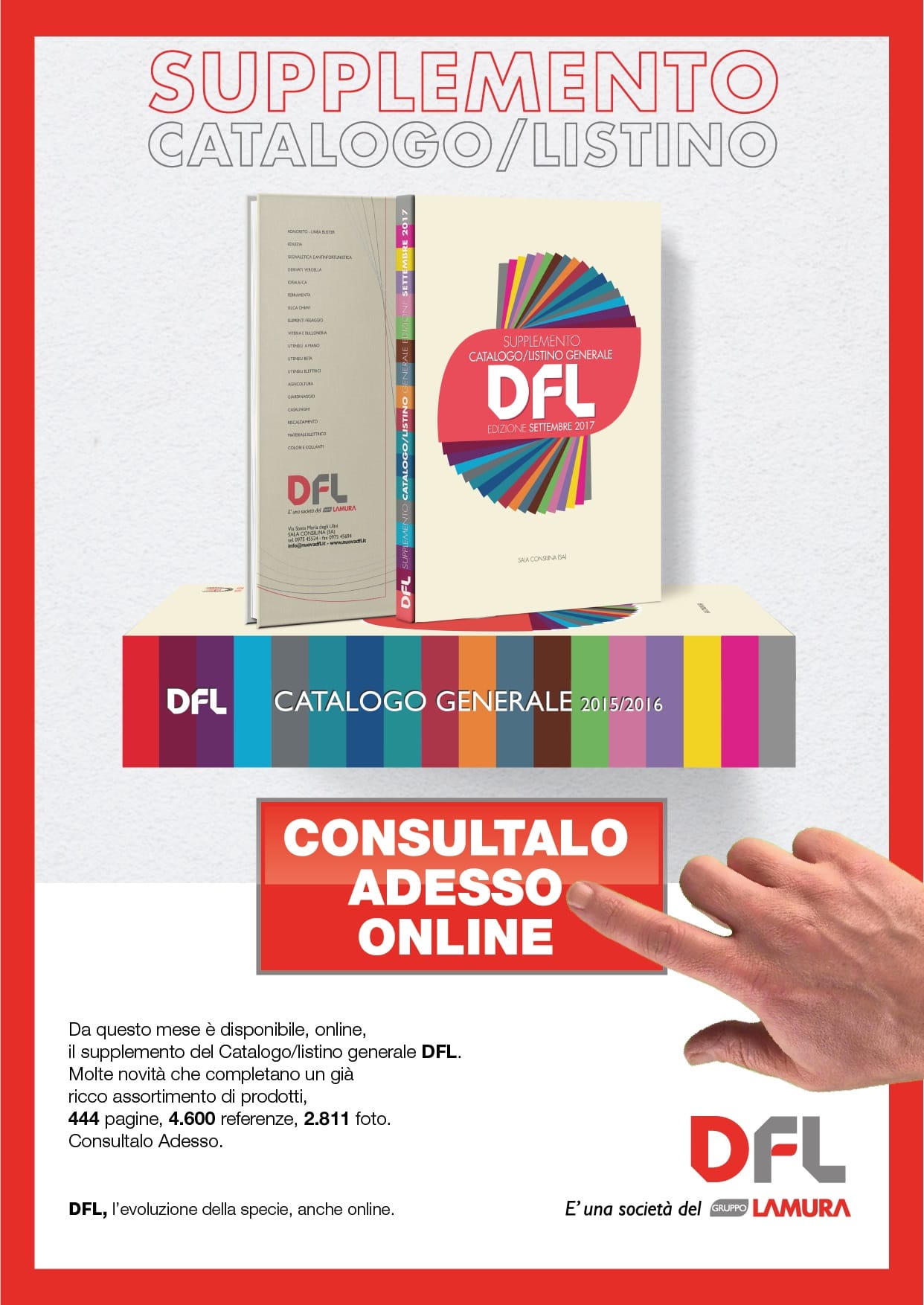 DFL lancia il supplemento del catalogo/listino generale 2017