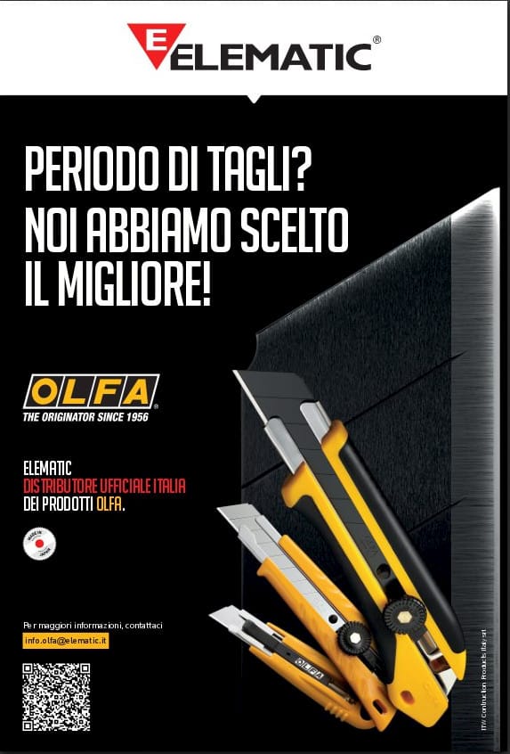 Elematic distributore ufficiale del marchio OLFA
