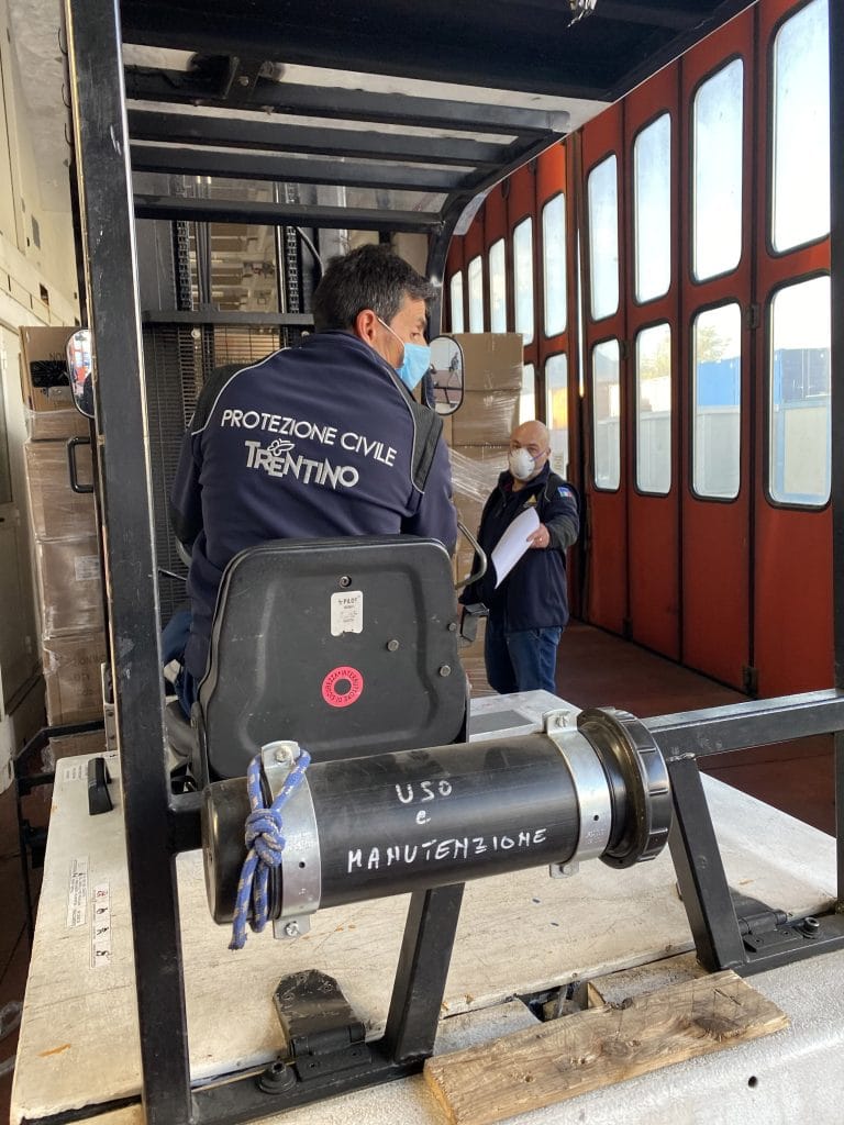 Il Gruppo Paterno consegna un milione di mascherine alla Protezione Civile