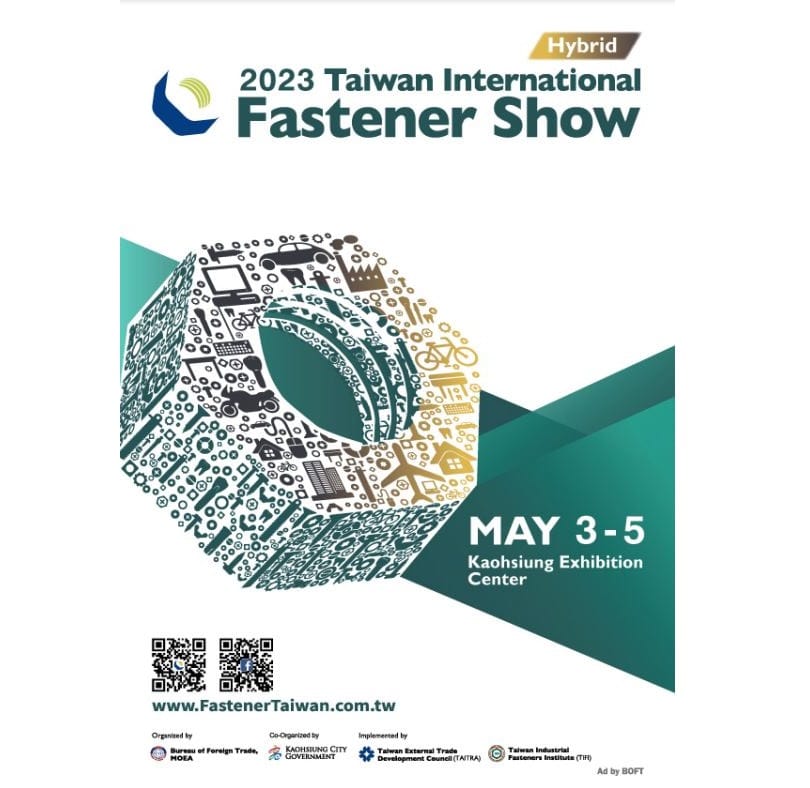 Fastener Taiwan dà appuntamento a maggio 2023