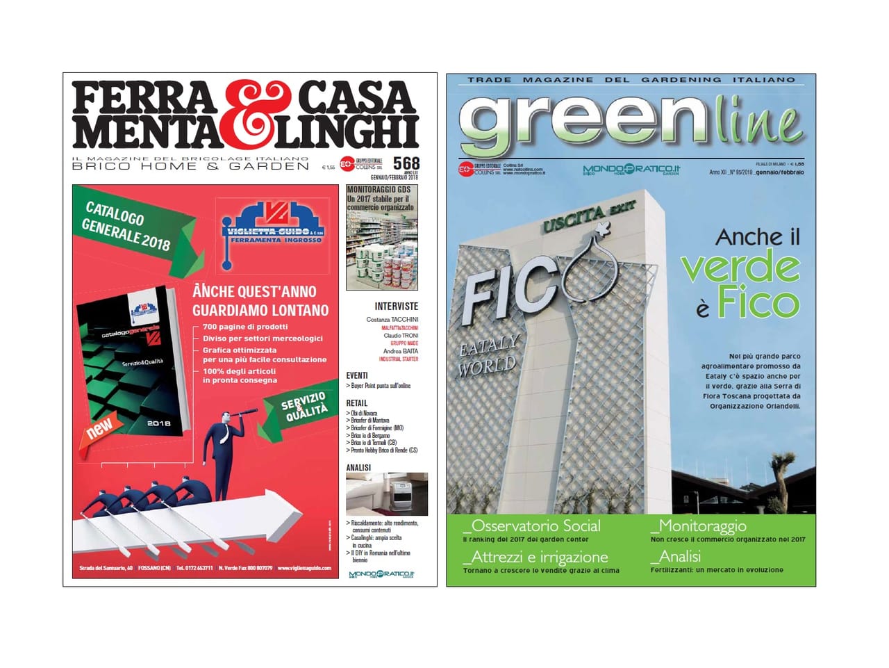 Scarica il primo numero del 2018 di Ferramenta&Casalinghi e GreenLine!