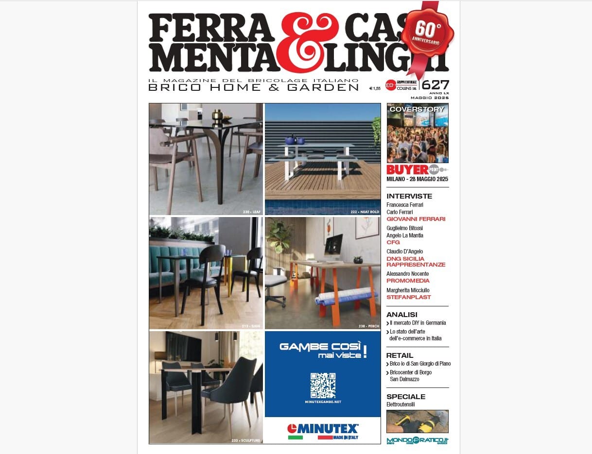 E' online Ferramenta&amp;Casalinghi di maggio