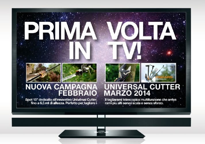 Fiskars debutta in TV