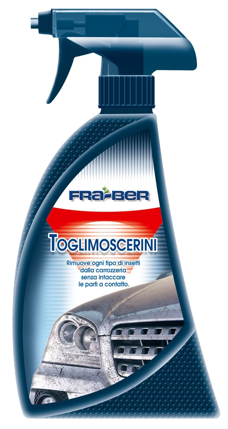 Per rimuovere i moscerini dall'auto
