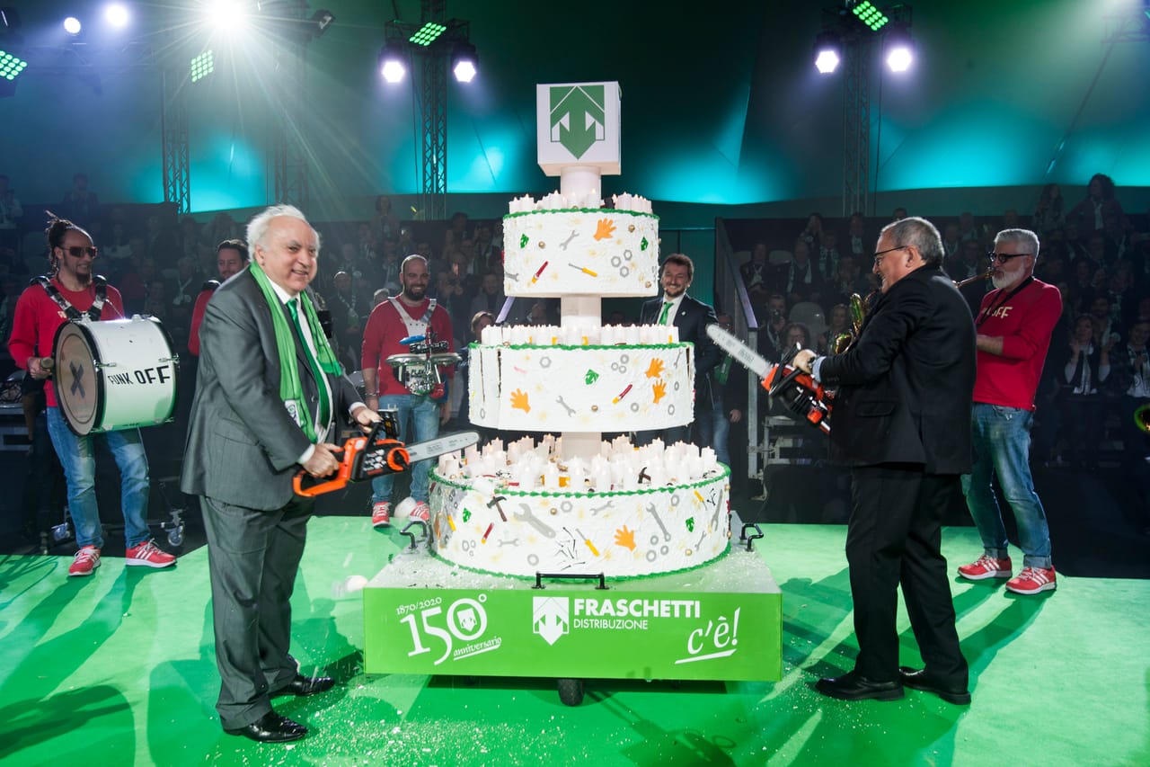 La festa di Fraschetti per i 150 anni