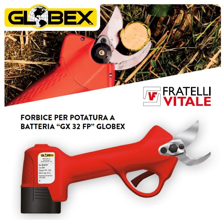 Forbice per potatura a batteria "GX 32 FP" Globex