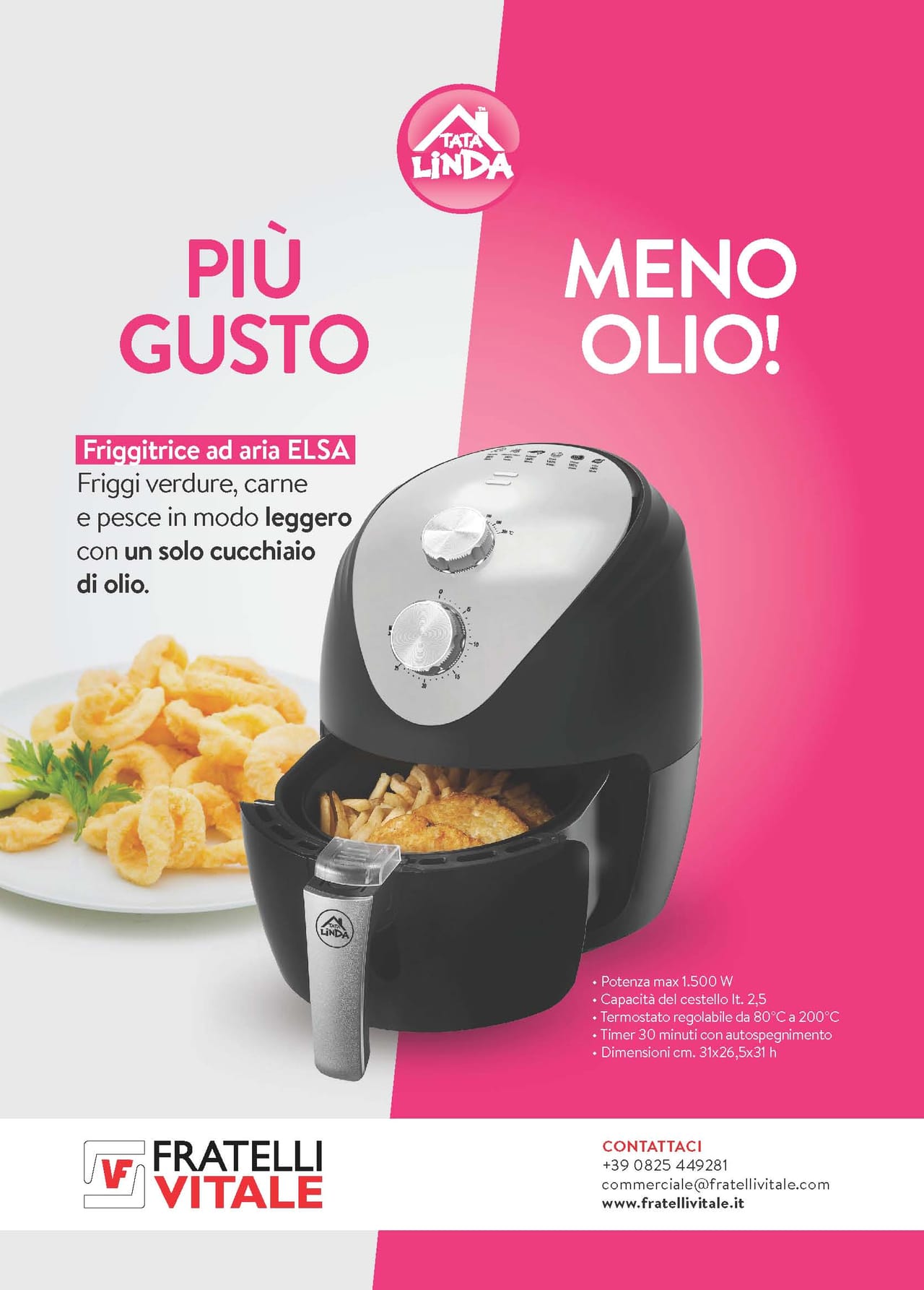 Friggitrice ad aria "ELSA"