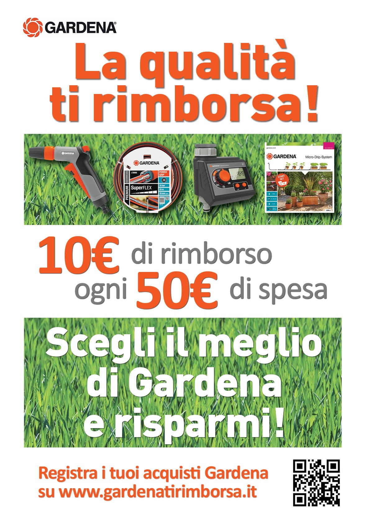 Promozione "Cash Back" di Gardena