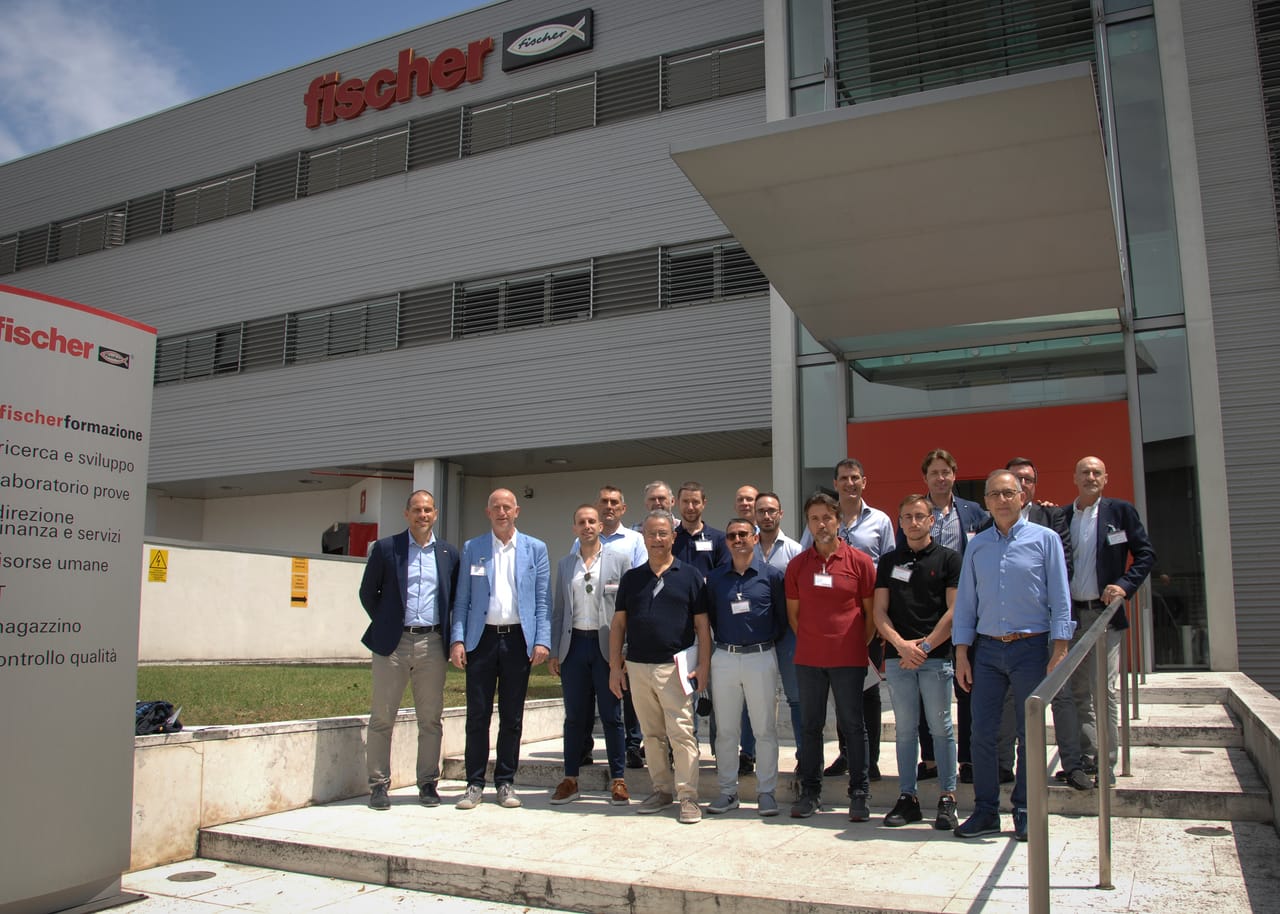 Il Gruppo Gieffe in visita presso la sede di fischer Italia