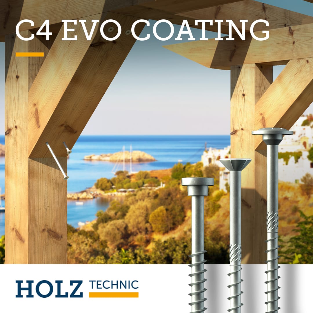 Viti da esterno con rivestimento Evo Coating